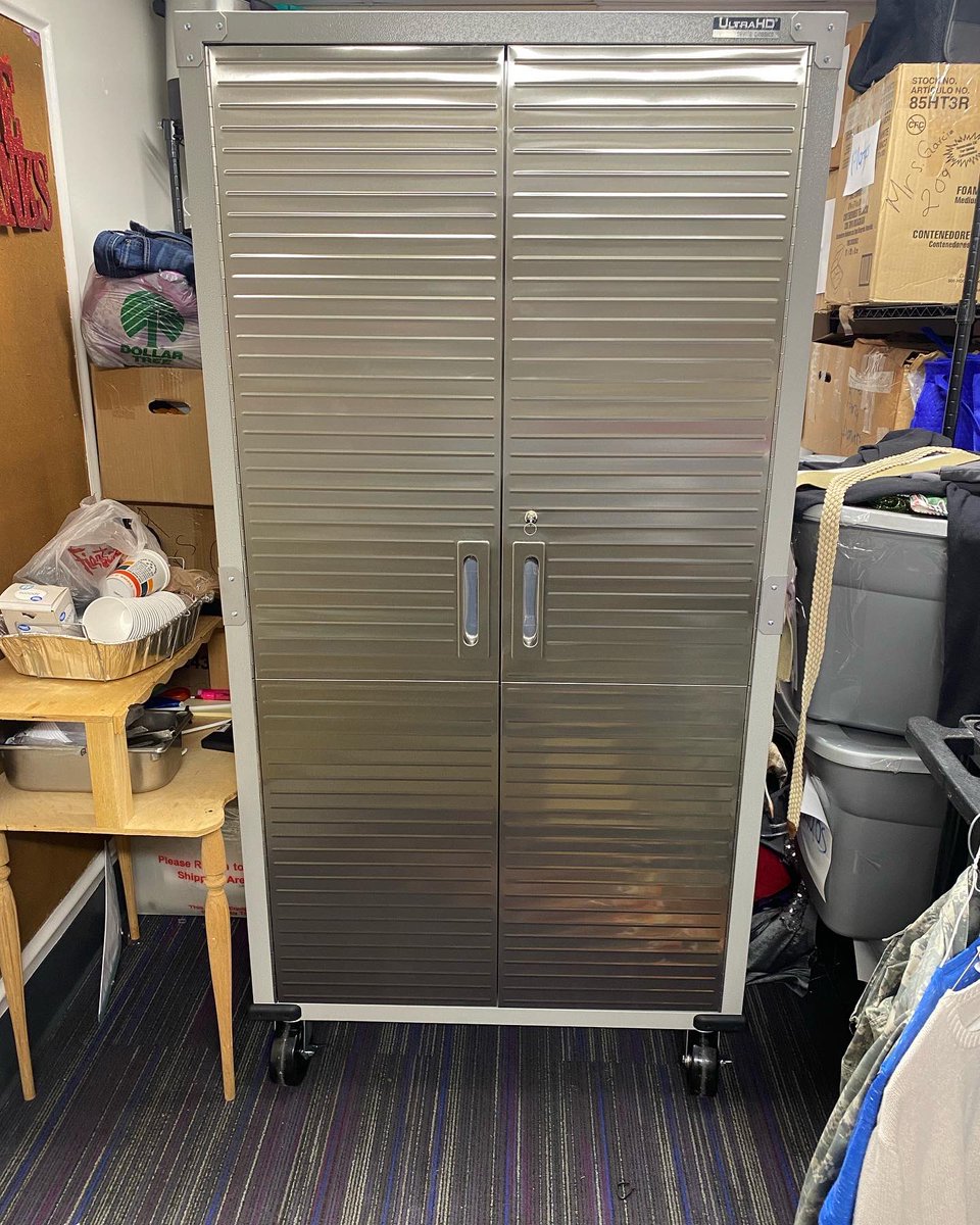 wakeupyourwhy's tweet photo. Installed another Care Cabinet for students in need of toiletries and snacks. Diamond Hill HS in Fort Worth, TX. Donate at link in bio. https://t.co/4PNILwuMVa