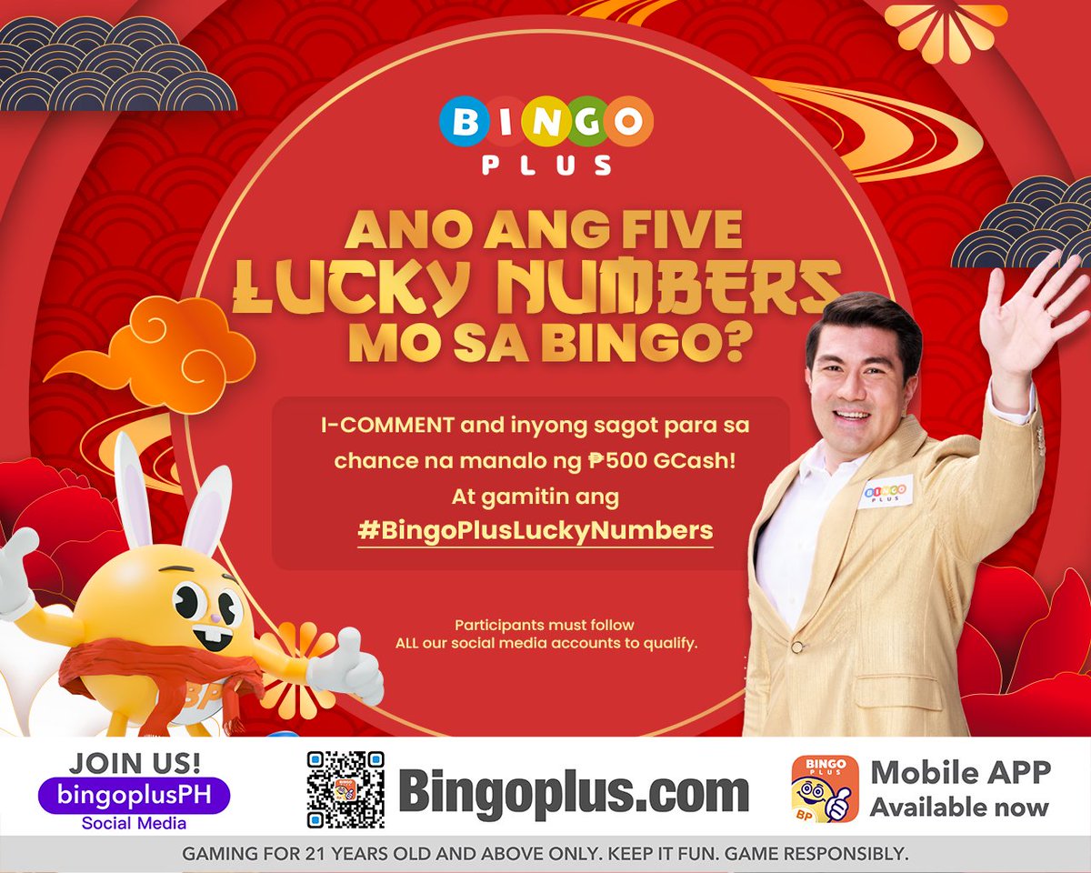 Bingoplusph's tweet photo. Anu-ano ang una mong hinahanap na numbers sa Bingo card mo? Share mo naman! I-RETWEET and post na ito at i-COMMENT ang inyong mga sagot with the hashtag #BingoPlusLuckyNumbers

I-fill out ang form na ito pagkatapos sundin ang mechanics https://t.co/GnaqlDTBsE https://t.co/5m4bZG0gBy