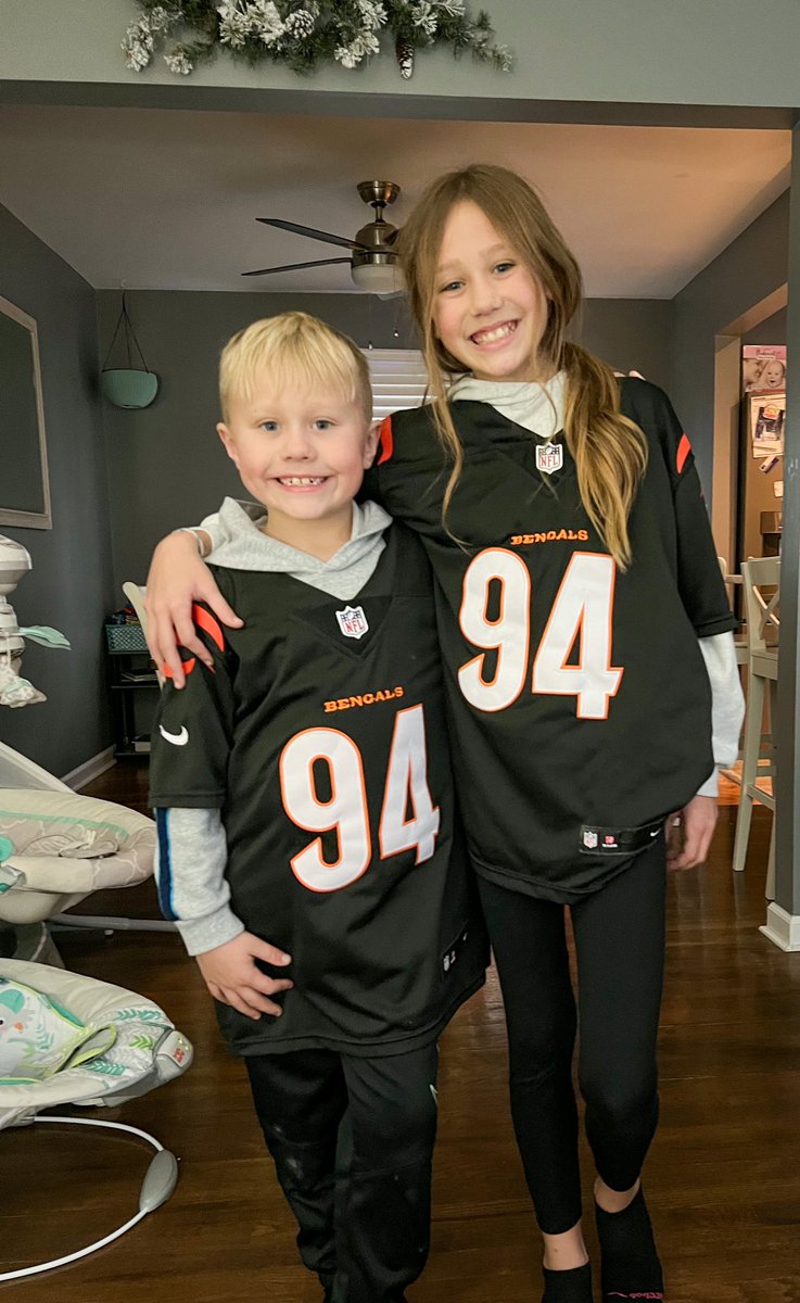 Go Bengals! <a href="/Sam_Hubbard_/">Sam Hubbard</a> you are always loved in our home, but it’s extra tonight! <a href="/Bengals/">Cincinnati Bengals</a> <a href="/sh94foundation/">The Sam Hubbard Foundation</a>
