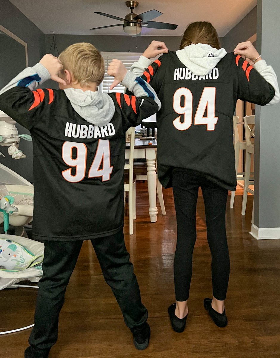 Amber_Boston3's tweet photo. Go Bengals! @Sam_Hubbard_ you are always loved in our home, but it’s extra tonight! @Bengals @sh94foundation https://t.co/FZFwGVTH8l