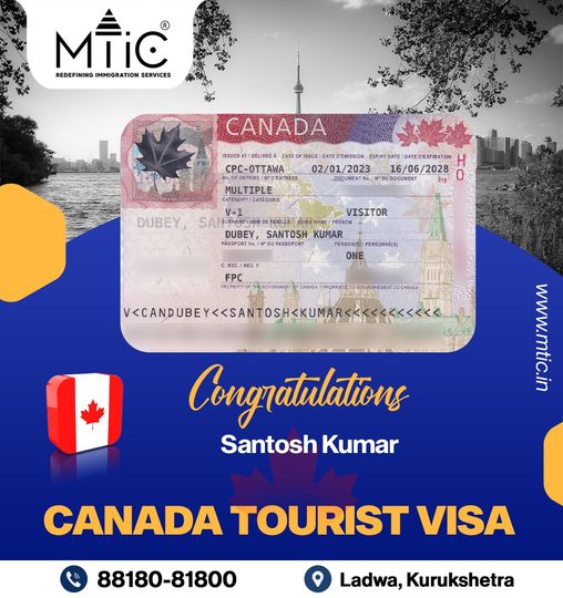 mtic_in's tweet photo. Congratulations Santosh Kumar For CANADA TOURIST VISA.
.
.
Meet our experts at #MTIC and clear all your doubts
📲Call: 88180-81800
🏢 Or visit us @ Ladwa office at Indri chowk Kurukshetra office - sector 7

#studyincanada #canada #canadavisa #canadapr #canadaimmigration https://t.co/rSK4jp0t49