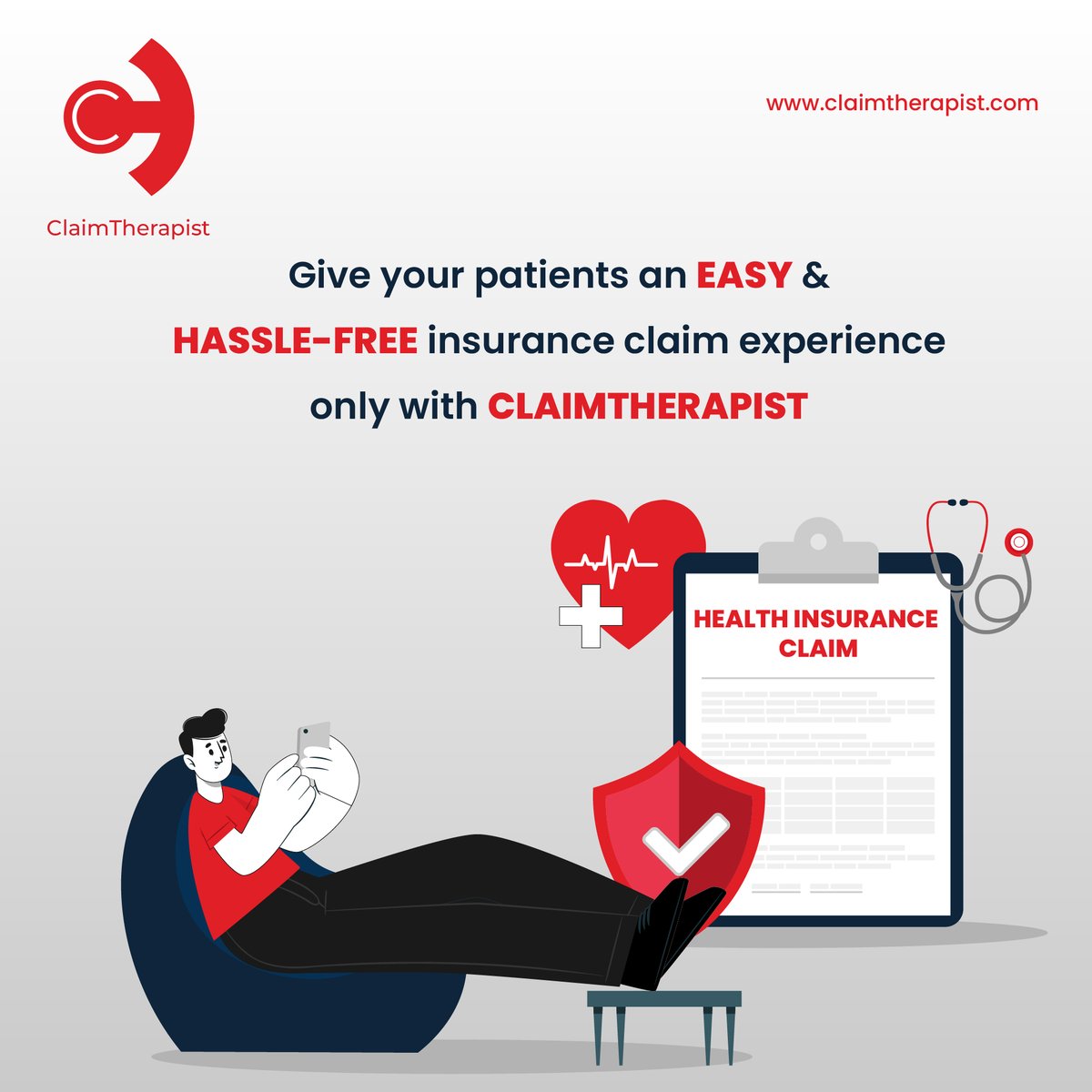 ClaimTherapist's tweet photo. When your patient comes to your hospital for treatment, give him the chance to only and only focus on his treatment and recovery.
We’ll take away all their claim hassles to deliver the smoothest experience possible.

#hospital #healthcare #healthinsurance #insurance #claims https://t.co/kguBdozobE