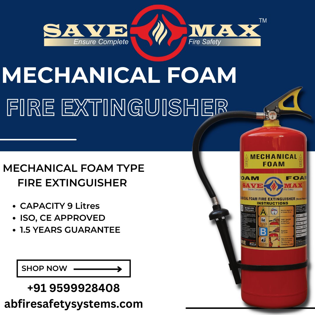 abfsssavemax's tweet image. Savemax Mechanical Foam [ AFFF ] Fire extinguisher.
.
.
.
.
.
#Savemax #abfiresafetysystems #protection #SafetyFirst #DelhiNCR #Trending #DidYouKnow