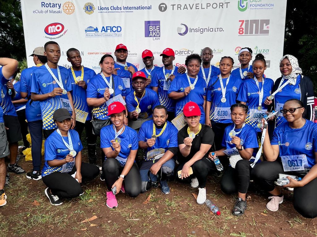 DTBTanzania's tweet photo. DTB staff took part in a one-of-a-kind charitable event hosted #runforsight by the Lion Club International and the Rotary eClub of Masaki yesterday.
This run was intended to raise funds for upcoming eye camps while also promoting eye care. https://t.co/wRTWqhpeHW