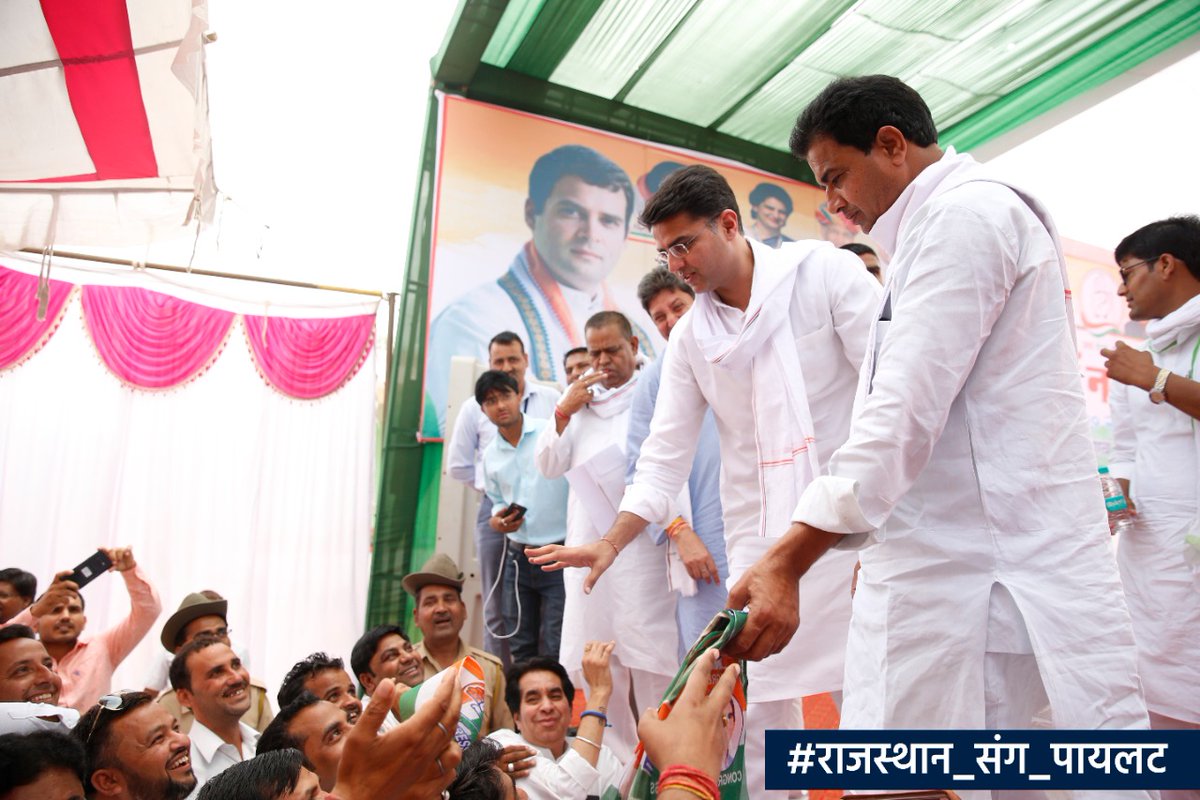 ImDipesh19's tweet photo. Sachin is leading the Congress to win there again on the basis of his works. Sachin is a youth leader.
#राजस्थान_संग_पायलट
https://t.co/DvuCECSBNV