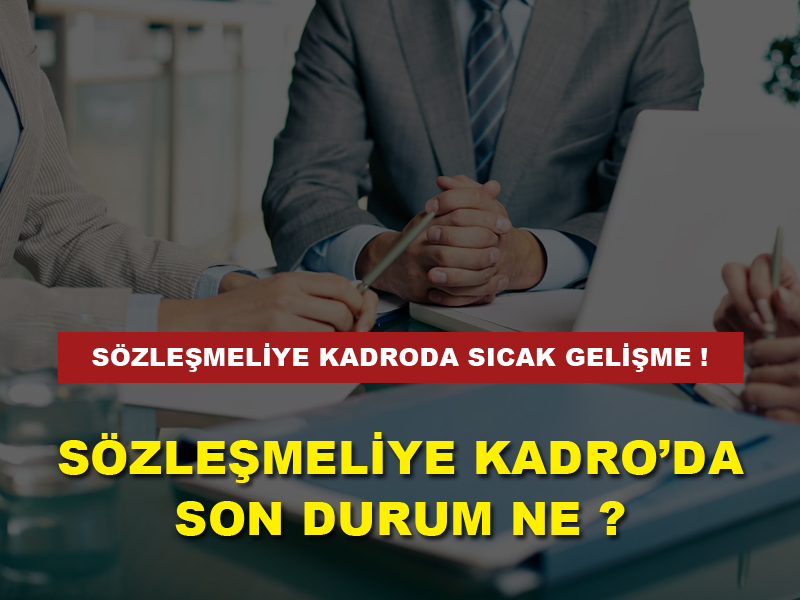 Sözleşmeliye Kadroda Sıcak Gelişme ! Sözleşmeliye kadroda son durum ne ?  torosgazetesi.com/tr/haber_detay…      -- #sozlesmeli #kadro #meclis #tbmm #sozlesmeliyasasi