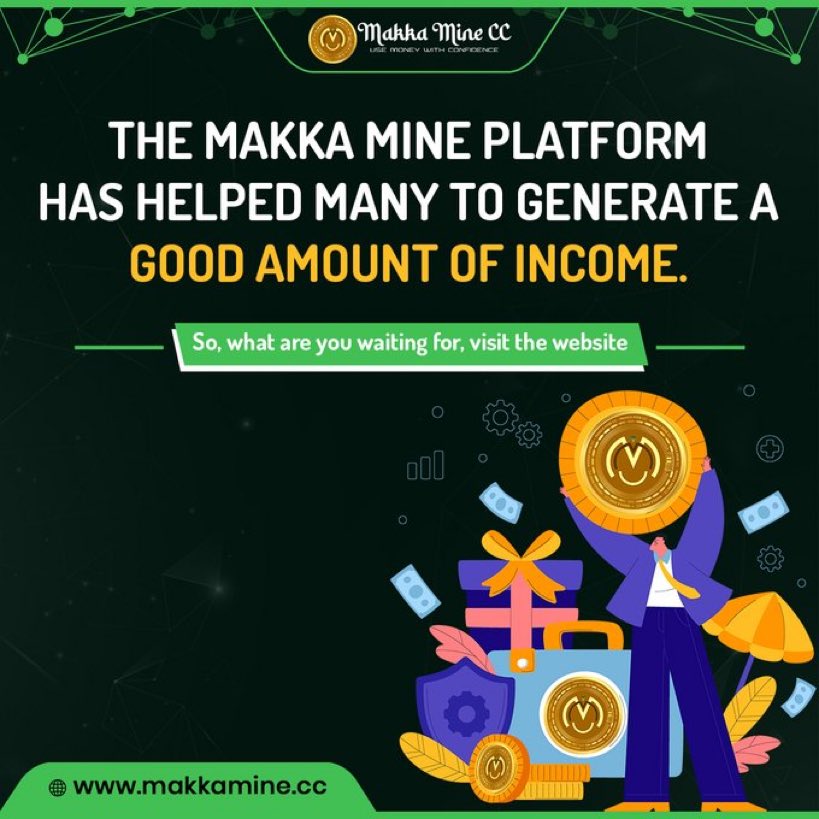$100 in 48 HOURS

$50 - RT &amp; Follow <a href="/LtdMakka/">MAKKA MINE LTD</a>

$50 - Join Telegram (proof)
t.me/makkamine

==========================
Visit makkamine.cc

#makemoneyonline #cryptobank #cryptostaking #cryptomining #cryptoinvestment #cryptomarket #cryptodonation