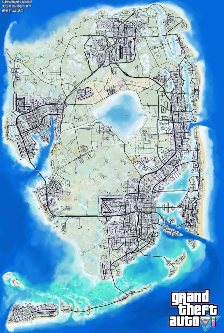 GTA 6 Map Leak? A twitter account show some images that could be a