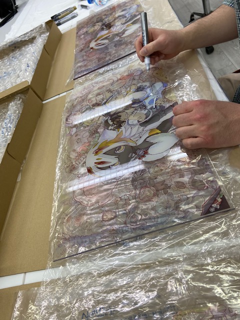 メイドインアビス烈日の黄金卿 エンドカード アクリルパネル 直筆