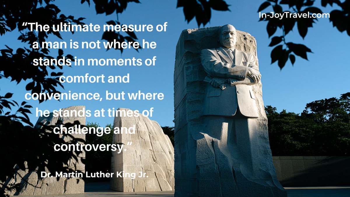 In_JoyTravel's tweet photo. Motivation Monday!
#MartinLutherKingJrDay #MLKDay2023 #mlksculpture #WashingtonDC #MotivationMonday https://t.co/nHCCPO0Eut