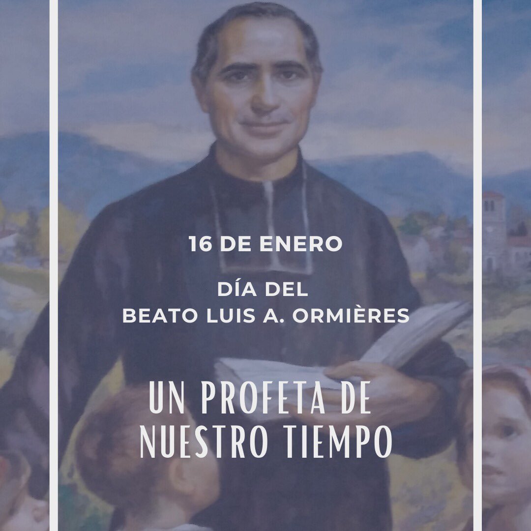 Día del #beatoluisormieres Hoy estamos de fiesta!!! Su legado es para nosotros <a href="/StoAngelGijon/">Santo Ángel de la Guarda Gijón</a> <a href="/Santoangelbadaj/">Santo Ángel Badajoz</a> <a href="/santoangelSE/">Colegio Santo Ángel</a> inspiración, luz para continuar formando a niños y jóvenes en el siglo XXI