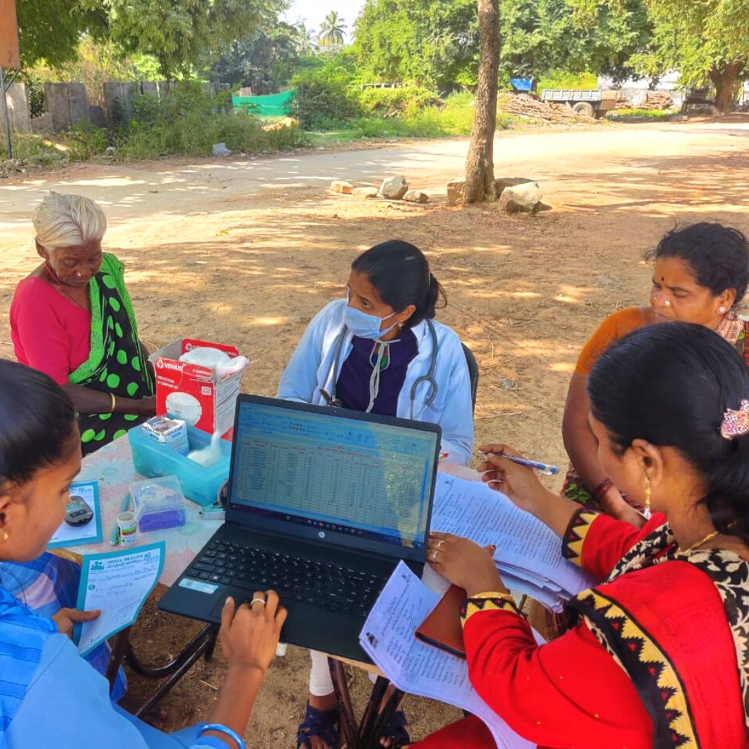 The #TotalHealth medical team conducted a #healthcamp at Polakala and Varipalle villages in the Chittoor district. #NGO #Health #rural #healthcare