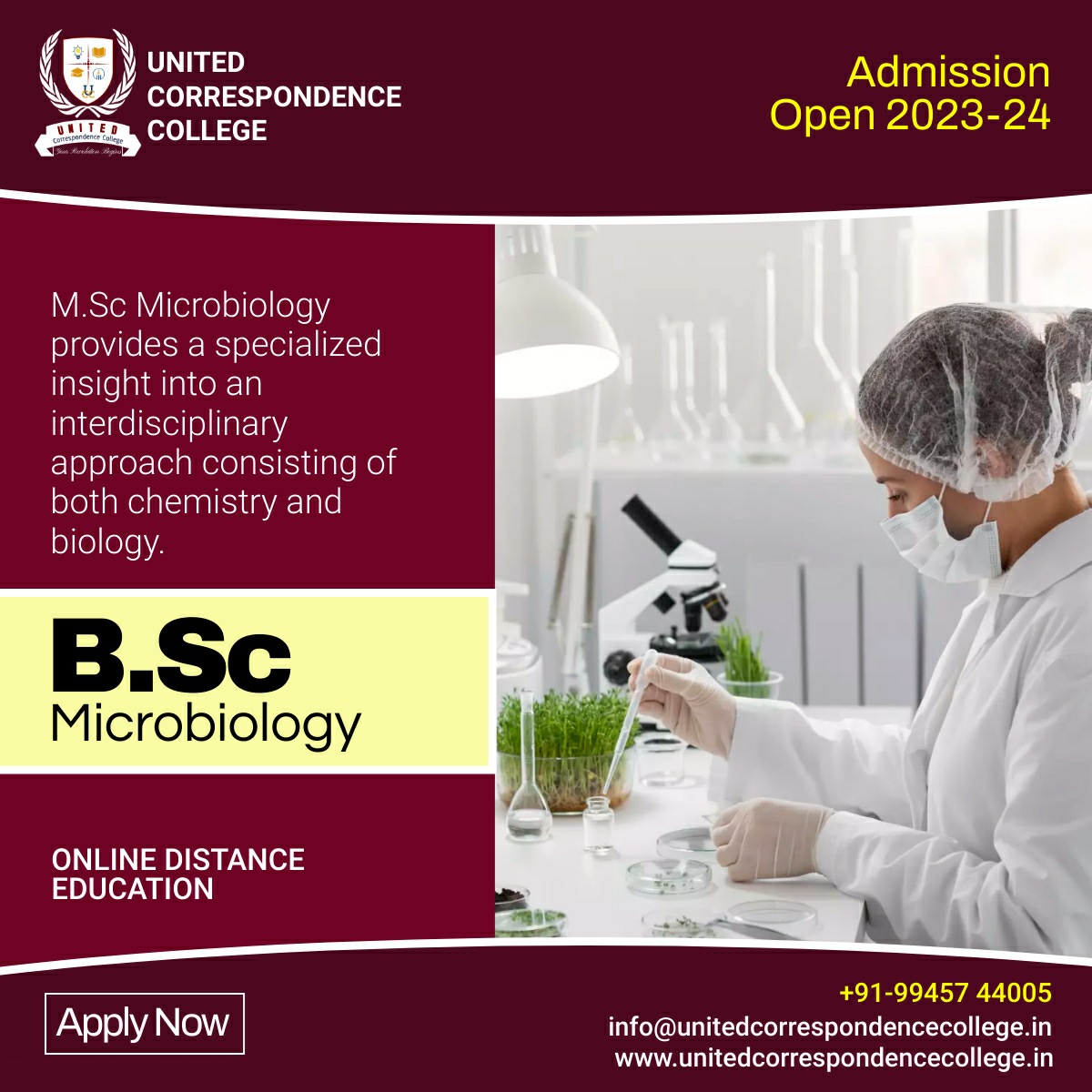 UnitedCorrespo1's tweet image. Enroll for the Science course and get admission to the top universities approved by UGC today! Limited seats, contact now: +91 99457 44005
B.Sc: unitedcorrespondencecollege.in/.../bachelor-o…
M.Sc: unitedcorrespondencecollege.in/msc-master-of.…
#BScCourse #sciencecourses #NepalPlaneCrash