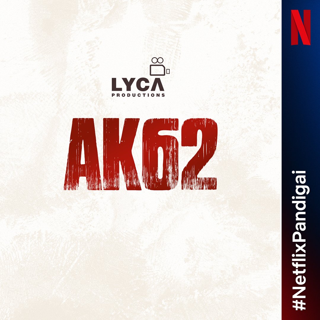 rameshlaus's tweet photo. #AK62 is coming on Netflix in Tamil, Telugu, Malayalam and Kannada as a post theatrical release! 🔥
#NetflixPandigai #AK62 #NetflixLaEnnaSpecial https://t.co/i1QdjgvqlC