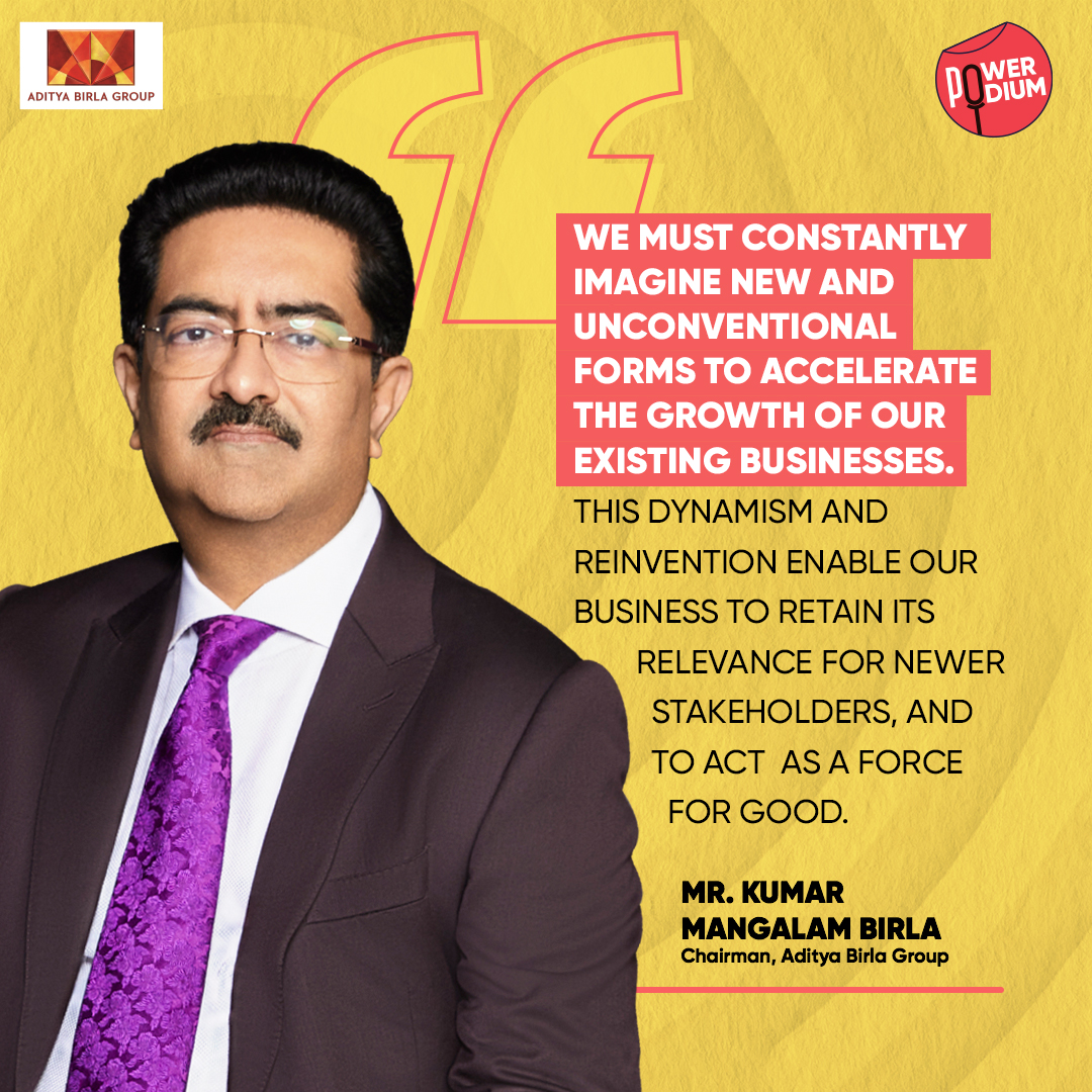 AdityaBirlaGrp's tweet photo. Staying one step ahead of the changing trends and market needs is essential to build a lasting bond. We aim to offer contemporary solutions that sustain a long-term impact while delivering excellence.

#AdityaBirlaGroup
#BigInYourLife
#MrKumarMangalamBirla
#PowerPodium https://t.co/DMdr5tTqbR