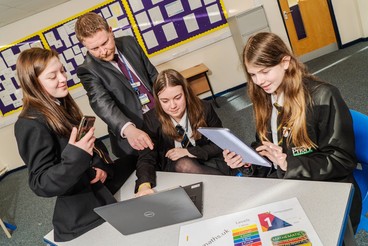 Pupils are combining their love of Maths and their competitive spirit in a new online maths programme called Sparx, which Mr Kenrick has introduced into the school. 

Full story>>
priory.lancs.sch.uk/news/2023-01-1…