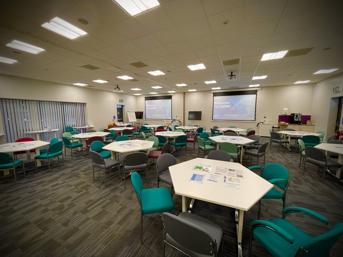 JamesAdamHunter's tweet photo. An exciting day at @GMMH today as we mark the long awaited return to face-to-face Trust Inductions! 🎉 A big #WelcometoGMMH to all the new starters on today’s Induction! #TogetherGMMH https://t.co/0sdb9Ra2j4