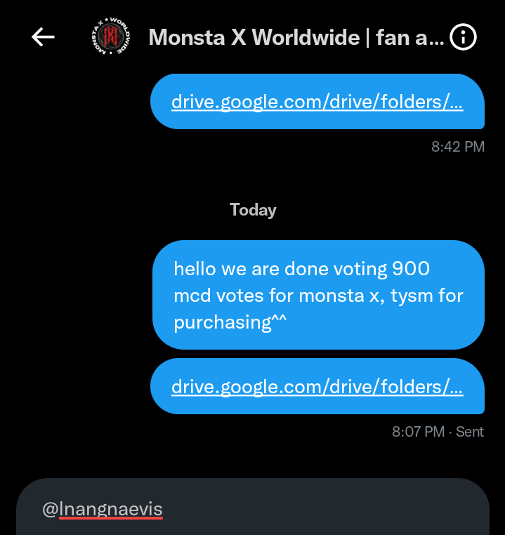 dy | wts selling k-pop votes vma tweet media