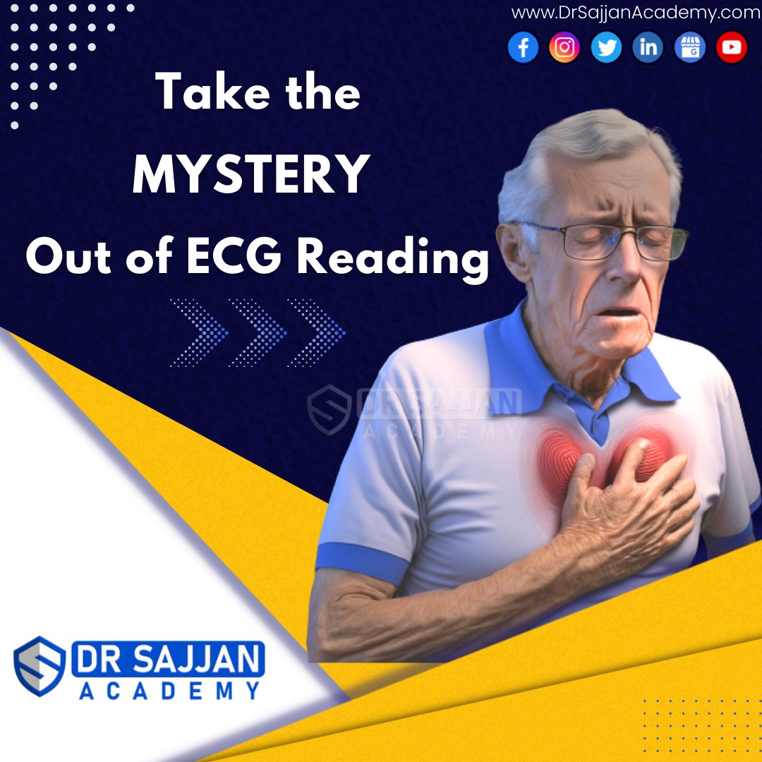 dynamicsajjan's tweet image. &quot;Take the MYSTERY Out of ECG Reading&quot; #ECGInterpretation #ECGAnalysis #ECGEducation #ECGLearning