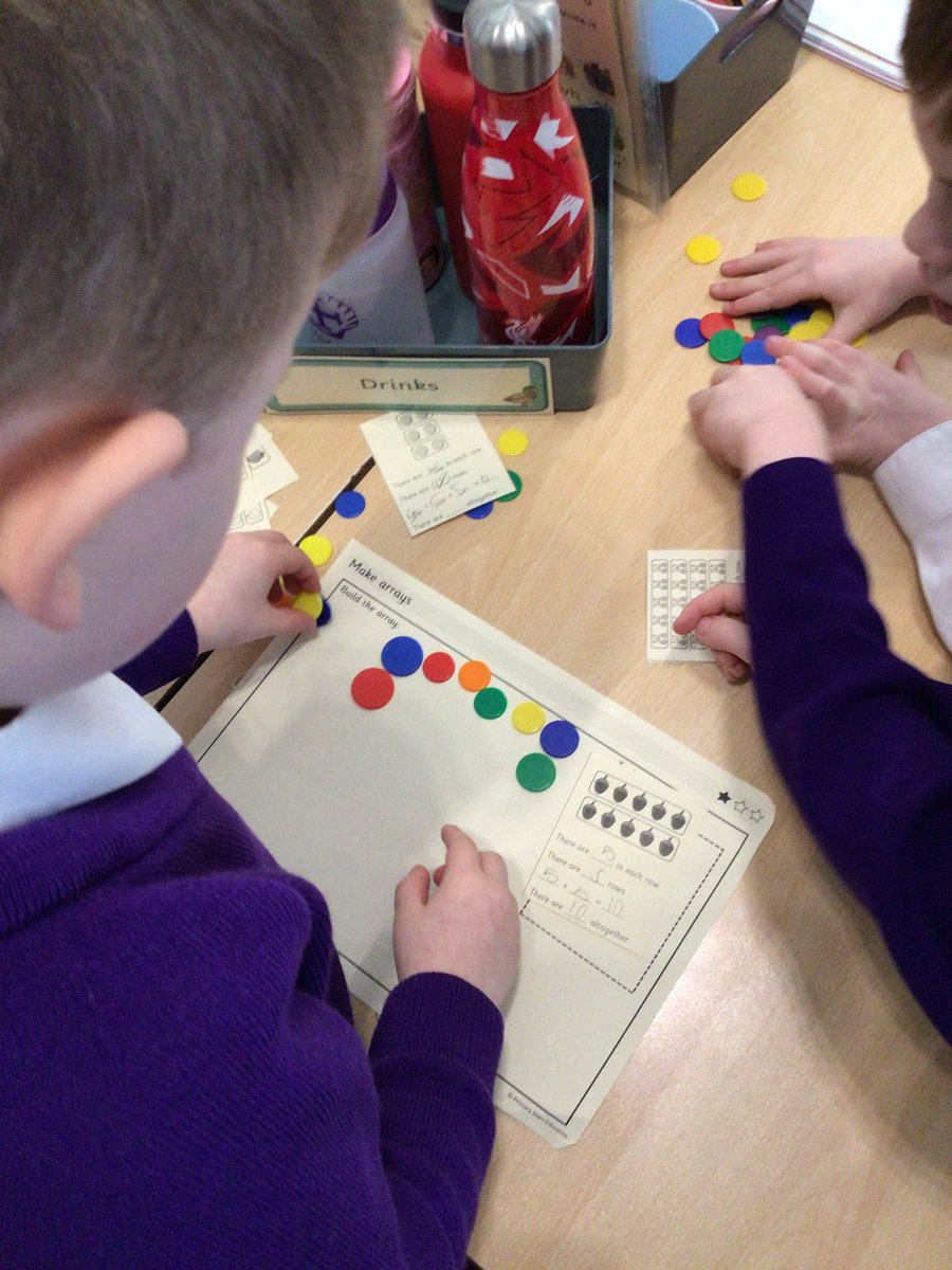 Emmaus_School's tweet photo. We have been learning about arrays in maths today, we enjoyed making our arrays and filling in the missing numbers! #EmmausYearOne #EmmausMaths https://t.co/MyKFPcTdTg