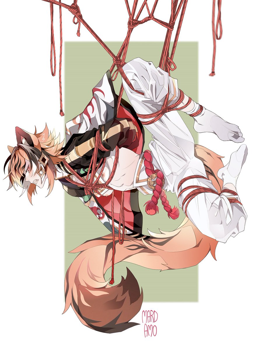 Дорисовал красавца #commission  for  vk.com/remon_neko 
#shibari #kinbaku