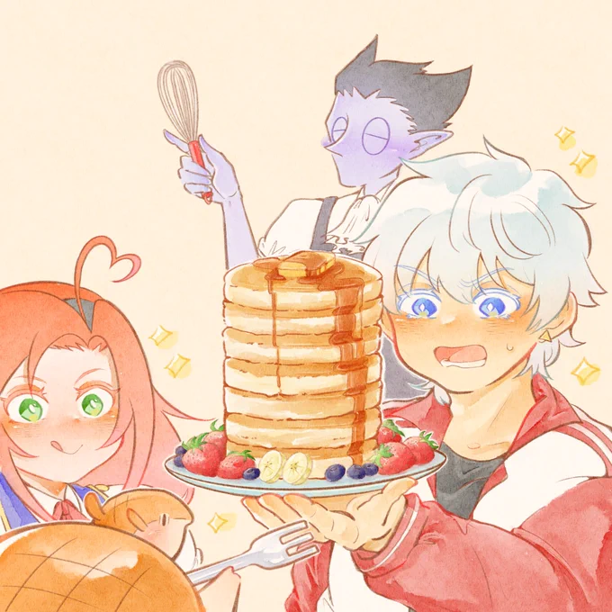 みっぴきでいっぱい美味しいもの作って食べて 