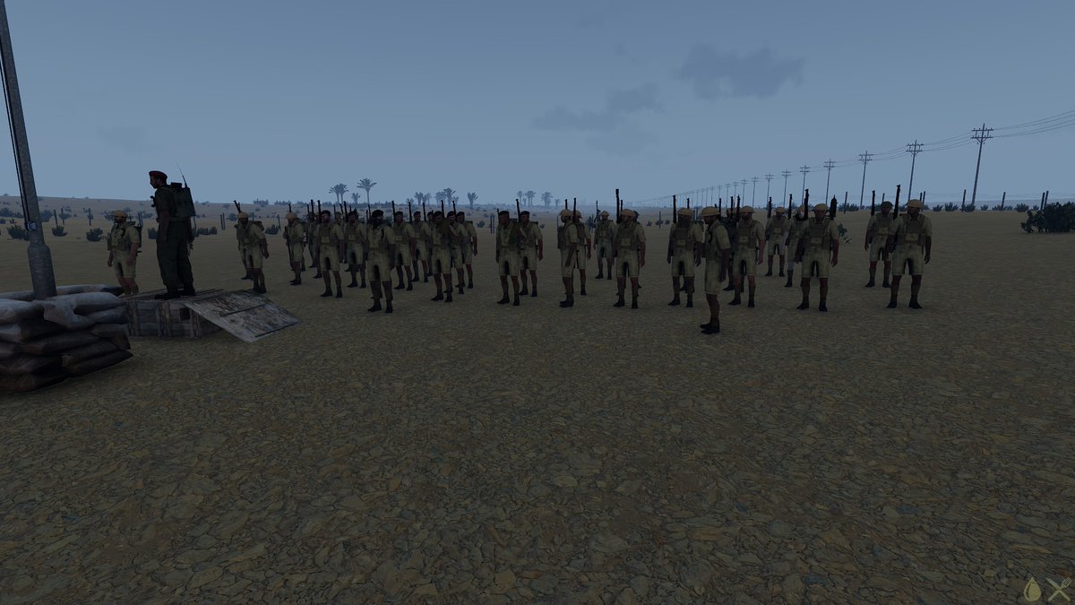 CsmComunidad's tweet photo. Misión cumplida. "La Batalla de Alamein" ya es historia. Gracias a los 60 jugadores por participar en esta MultiClan de la #ComunidadCSM. Aquí os dejamos algunas fotos.
@88thCo
@umc_milsim
@FGEB_Arma3ESP
@D3W_Comunidad
#ACC #XRAY
@ArmaPlatform
#Arma3 #MilSim #ComunidadCSM https://t.co/YZh3wyKijS