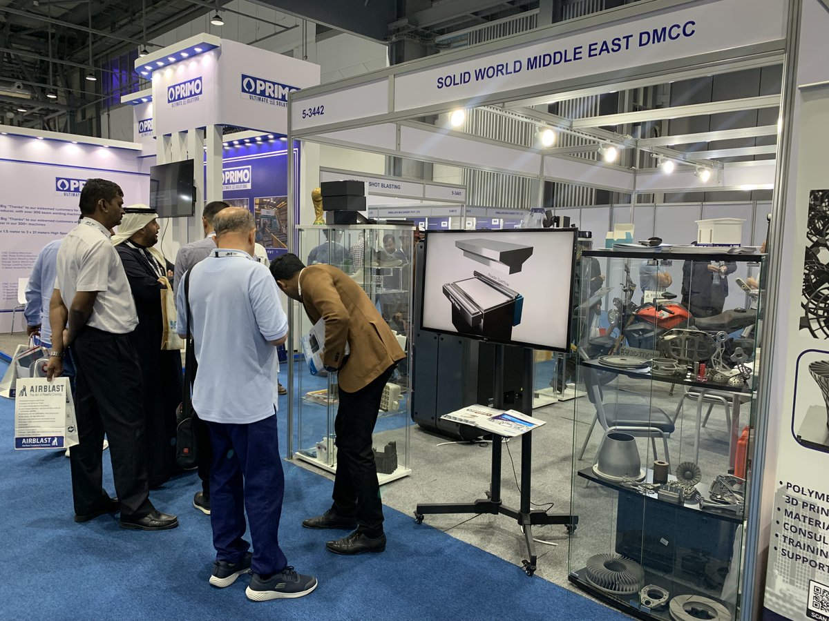 3dtiv's tweet photo. We started the New Year off right with our first Expo of the year!

Last week's @Steelfabme was the perfect opportunity to network and learn more about how #additivemanufacturing can benefit a variety of Industries.
Thanks for a fantastic time and see you at the next Expo! 👋🏼 https://t.co/EWz1lvKVcI