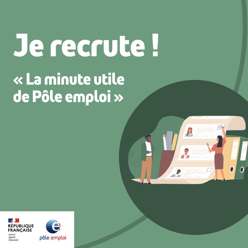 FranceTravail's tweet photo. « Je recrute ! La minute utile de Pôle #emploi » : ça démarre aujourd’hui ! 🚀

📻 Interviews de conseillers, témoignages de chefs d'entreprises, services dédiés au #recrutement... Découvrez toutes nos chroniques et nos conseils ! ➡️ https://t.co/zHA03kjT52

#TousMobilisés #RH https://t.co/3kUGHiIyoP