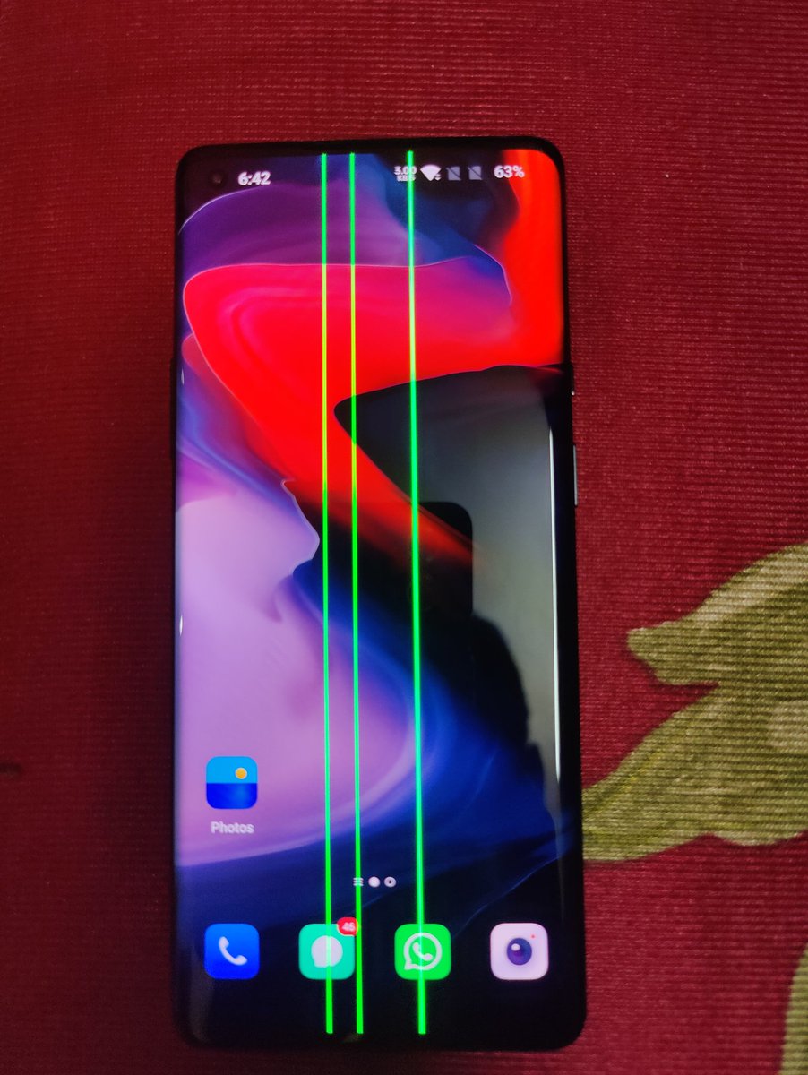 janasenahello's tweet photo. Hello @OnePlus_Support @OnePlus_IN @oneplus @PeteLau @OnePlusSecurity please check my query in attached image.
1/2
#greenlineissue #greenlinesonscreen #oneplus #oneplusservice #oneplusdisplay #greenlines #oneplusgreenlines https://t.co/jfqlHDRzWZ