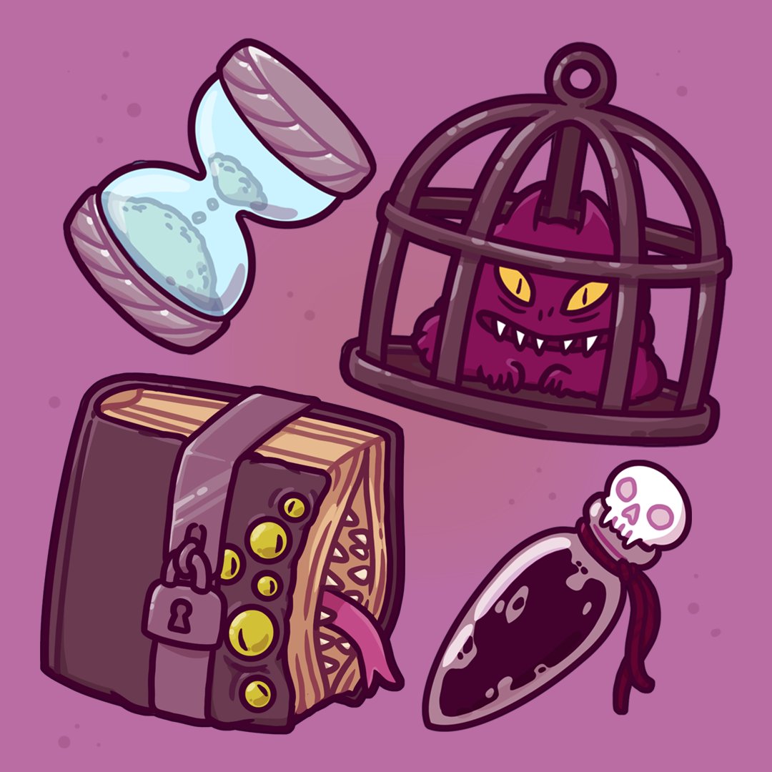 PennyPenzilla's tweet photo. New #assetPack out now @itchio !
#rpgitems #gamedev #gamegraphics #handdrawn https://t.co/qOTOZbzEuJ