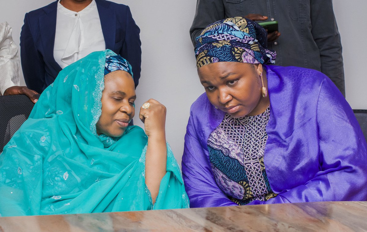 Gombe002's tweet photo. Photo Speak: 

The arrival of Her Excellency, Hajiya Fati Atiku Abubakar In Maiduguri, ahead of one week door to door campaign and grassroots mobilization for H. E Atiku Abubakar in the Borno and Yobe States respectively. #waysa https://t.co/hdI6g0Fo1P