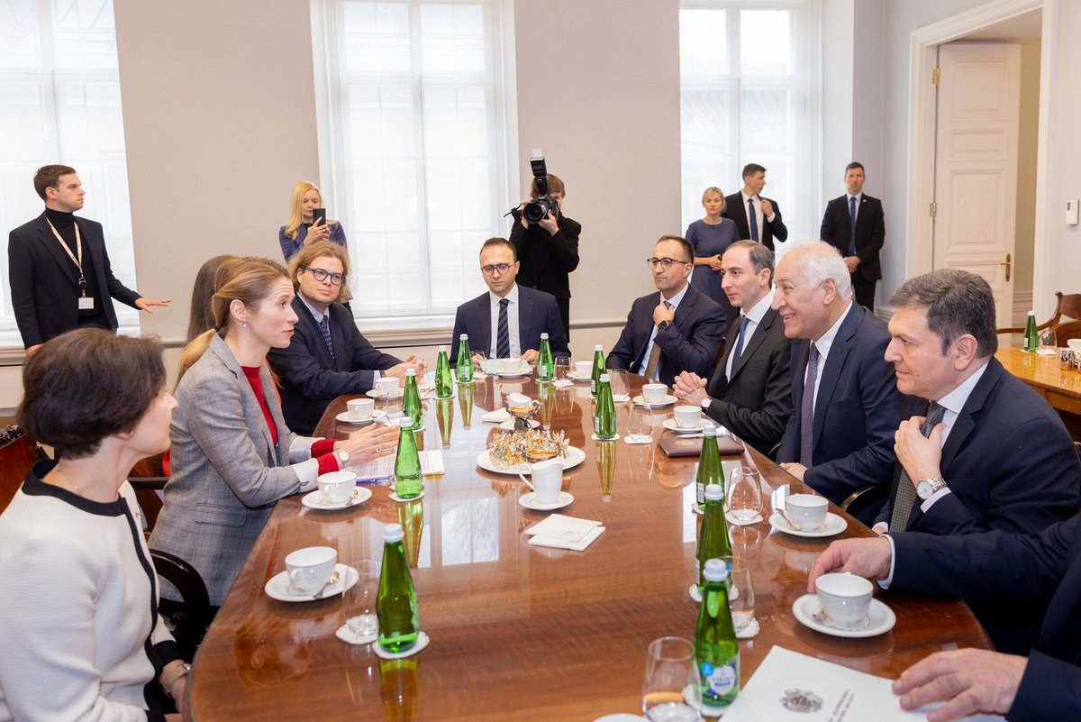 Kaja Kallas (@kajakallas) on Twitter photo Met with <a href="/President_Arm/">Vahagn Khachaturyan</a> today. Discussed bilateral cooperation, relations with #EU, regional and global developments.
We can further build on our cooperation in e-governance, innovation and education. We agreed to do more on emerging technologies, including on space technology. Met with <a href="/President_Arm/">Vahagn Khachaturyan</a> today. Discussed bilateral cooperation, relations with #EU, regional and global developments.
We can further build on our cooperation in e-governance, innovation and education. We agreed to do more on emerging technologies, including on space technology.
