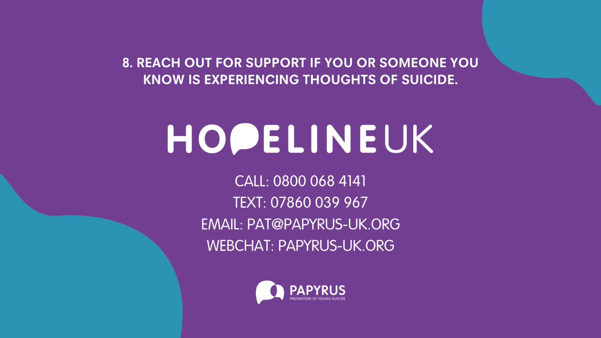 Today is about #SootheMonday, not Blue Monday.

@PAPYRUS_Charity encourage you to use today to reach out to friends and family and look after yourself.

#BlueMonday #WeArePAPYRUS💜