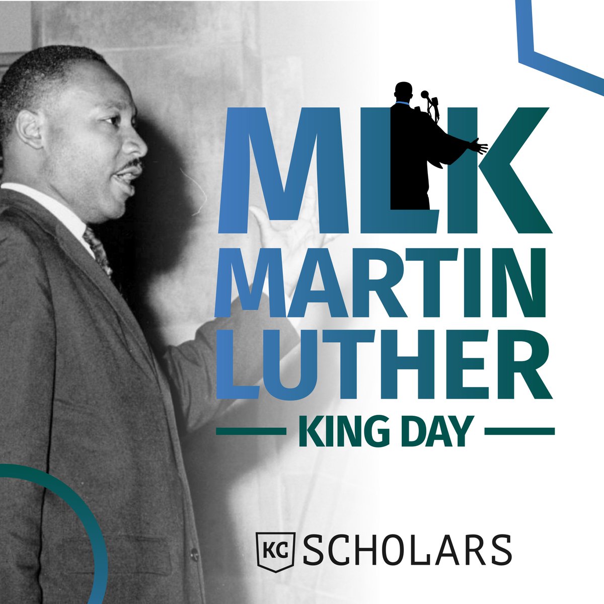 #MartinLutherKing was #bold and stood up for his belief in creating opportunities for all by inspiring millions during his many speeches including his famous #IHaveADream speech in 1963. 

#MLK #dream #bebold #kcscholars #people #community