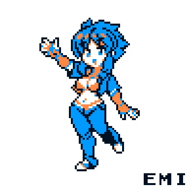 GB&amp;GBC風ドット絵 絵美ちゃんです 