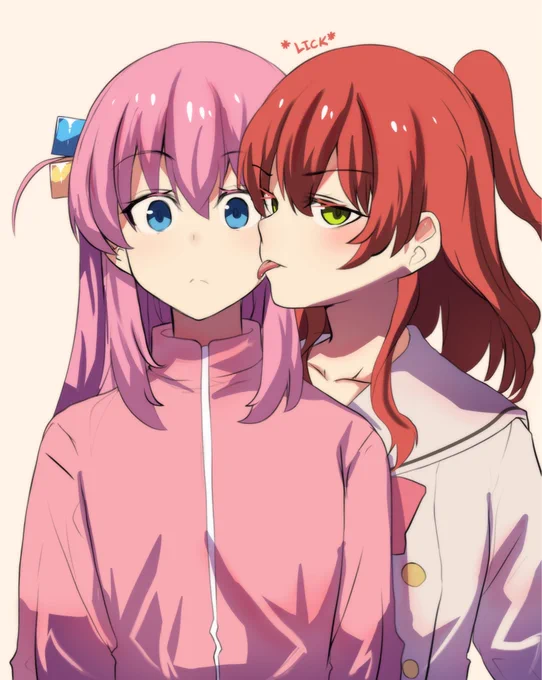 When Kita sees people staring at Bocchi : 