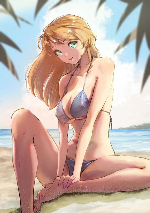 #気まぐれイラリクお待たせいたしました。ミスターディー  様かのリクエスト「クルシマ製作所・保美ちゃん」(フィギュア)のイラスト化を投稿致します。 