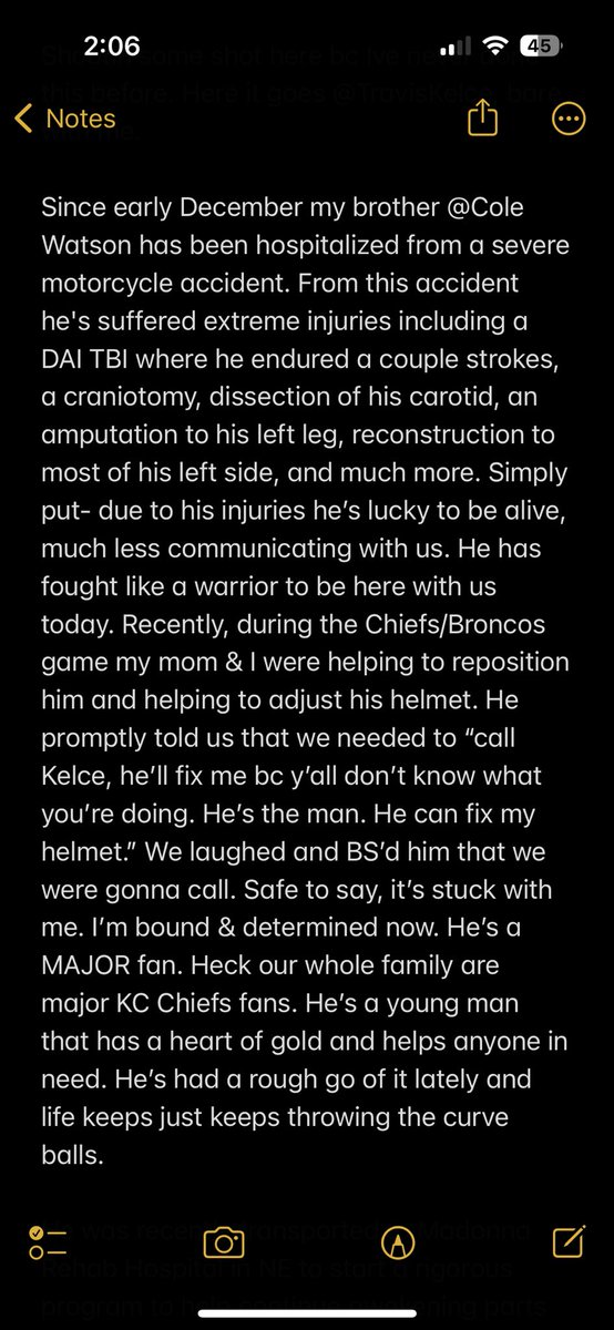 MrsGan519's tweet photo. Shootin some shot here bc Ive never done this before. Here it goes @tkelce, bare with me.
#chiefskingdom show your love, blow this up❤️💛
@roscopctrain @chiefs @GEHAField @ArrowheadAddict
#ColeStrong https://t.co/3hDk4esJVg