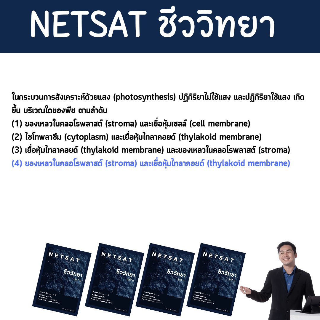 thebiocharge's tweet photo. 📌 สรุปให้แล้วเนื้อหาชีววิทยาที่มักออก
📌 กลัวอ่านไม่ทันมาทางนี้
📌 ฟรีชุดตัวอย่างข้อสอบพร้อมเฉลย
สั่ง
https://t.co/q42HAs45fe
หรือ
https://t.co/5psNbSdmPU
#NETSAT #SATII #tcas #dek65 #dek66 #dek67 #admission #biology #ชีววิทยา #วิชาสามัญ #alevel #netsat #กสพท #ติวหมอ https://t.co/91uJgOcp2W