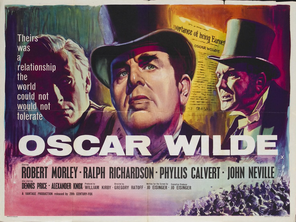 TCMComingUp's tweet photo. #ComingUpOnTCM

OSCAR WILDE (1960) #RobertMorley #PhyllisCalvert #RalphRichardson
Dir.: #GregoryRatoff 3:15 PM PT

Legendary playwright, poet, and wit #OscarWilde meets his downfall during a trial for libel.

1h 36m | Drama } TV-PG

#TCM #TCMParty #ClassicFilm https://t.co/vgRITO5csk