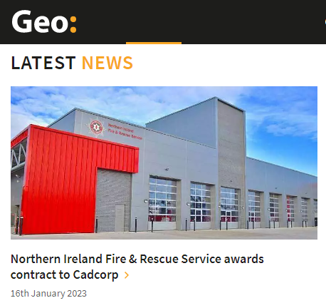 cadcorp's tweet photo. Northern Ireland Fire & Rescue Service awards contract to Cadcorp | via @Geoconnexion : https://t.co/YmdtmAGhn7
#InThePress #EmergencyServices #FireServices #WorkloadModelling #RiskModelling #GIS https://t.co/ayJfv5yBc4
