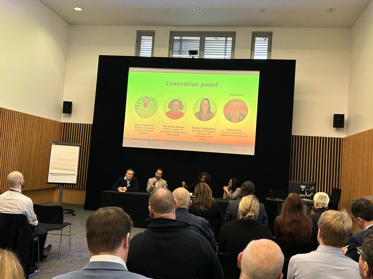 Dan89Robinson's tweet photo. Was great to hear about all the big rail projects planned for the East Midlands and the transport innovation that’s coming via integrated e-mobility across #Nottingham at the @MidsConnect #NottsSummit.
There’s plenty to do but lots to get excited for businesses and communities. https://t.co/b3fzwqCbds