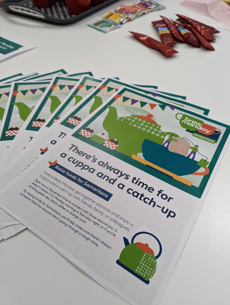 We know that any day can be difficult - not just the days that have been labelled - like 'Blue Monday'. Let's stop the myth about Monday being 'Blue' and make it about having a conversation over a brew!☕

Are you doing anything to mark Brew Monday? 💭
<a href="/samaritans/">Samaritans</a>