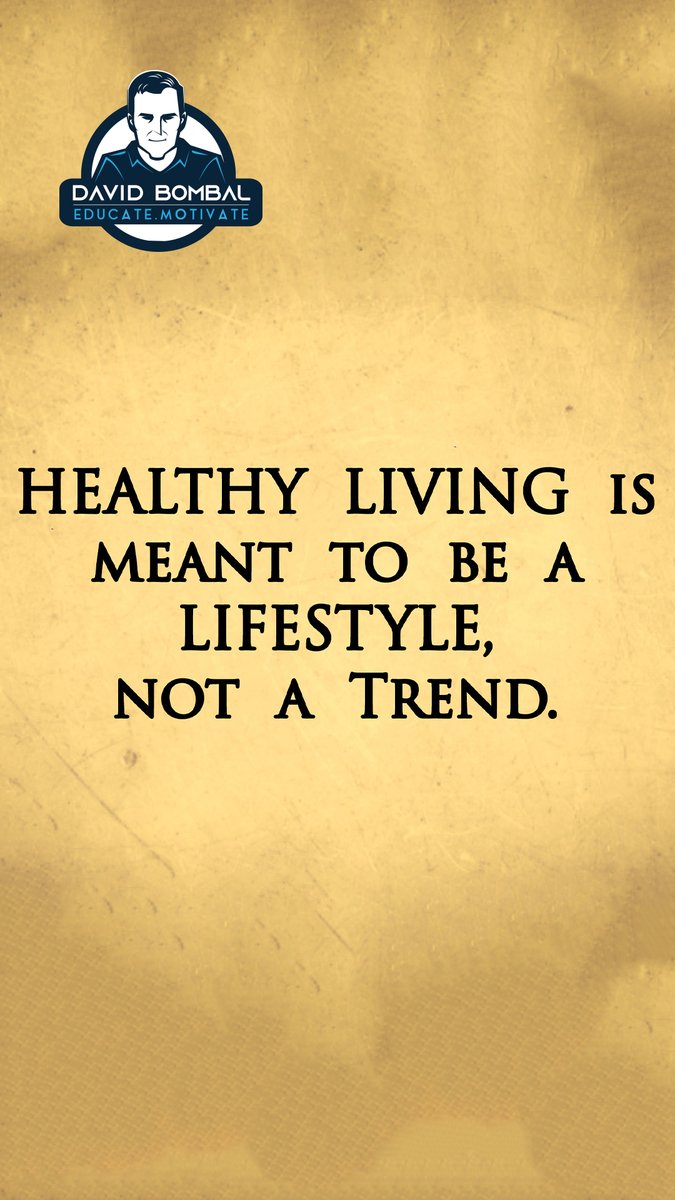 davidbombal's tweet photo. Healthy living is meant to be a lifestyle, not a trend.

#DailyMotivation #inspiration #motivation #bestadvice #lifelessons #changeyourmindset https://t.co/ZbUdXvr1v7