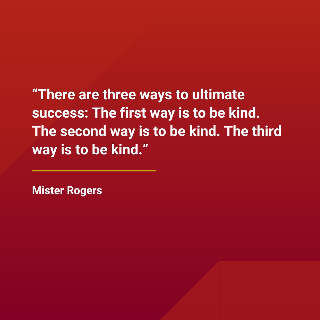 #motivationalmonday #sparetailer #spadealer #hottubstore #success #kind #misterrogers