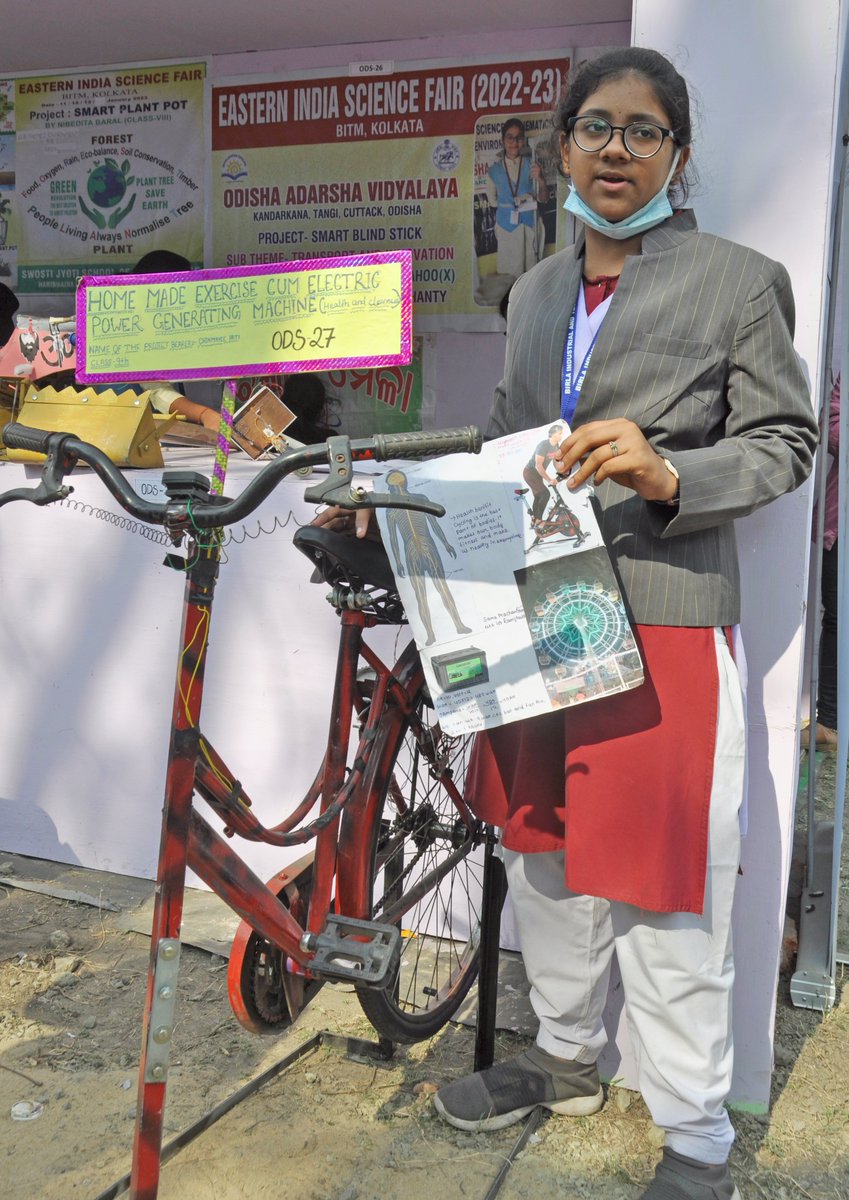 ncsmgoi's tweet photo. Enjoy the snippets of the Science Models presented by the students representing Odisha at the Eastern India Science and Engineering Fair 2023 held at @BITMKolkata a unit of @ncsmgoi
#ScienceFair #EngineeringFair #Odisha https://t.co/Q29NZMEEsO