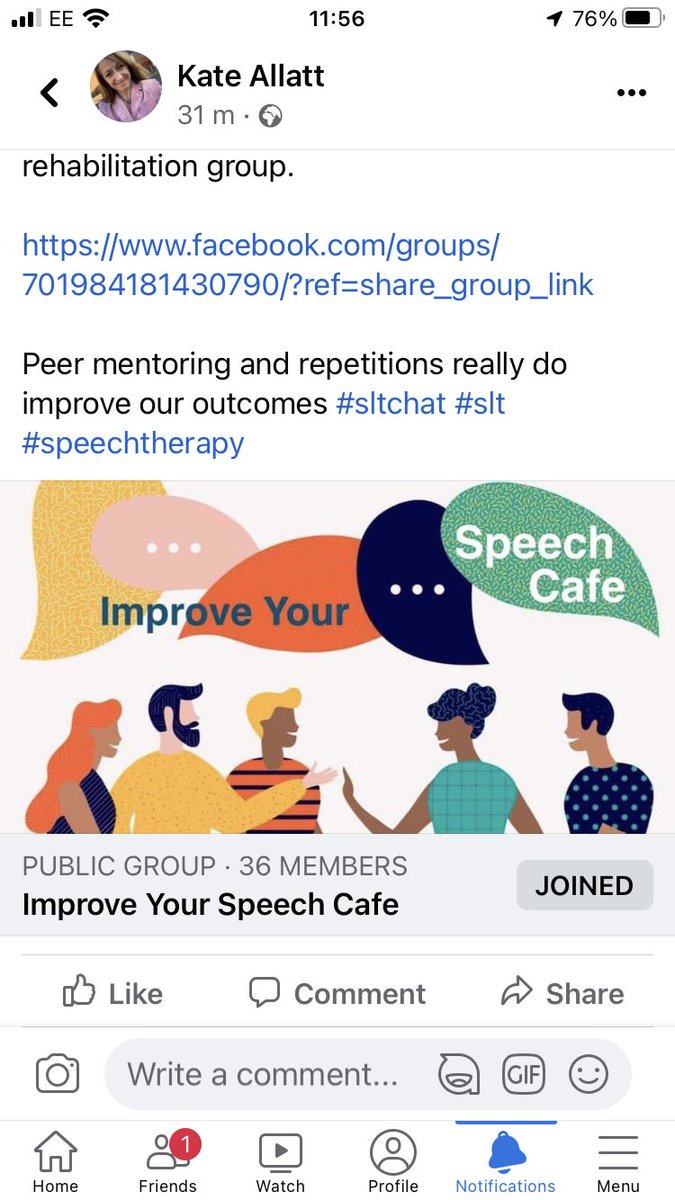 This is a Facebook group for those with speech difficulties like dysarthria and aphasia and also for anyone with an interest in them. Come and join us to share experiences and views in a safe space