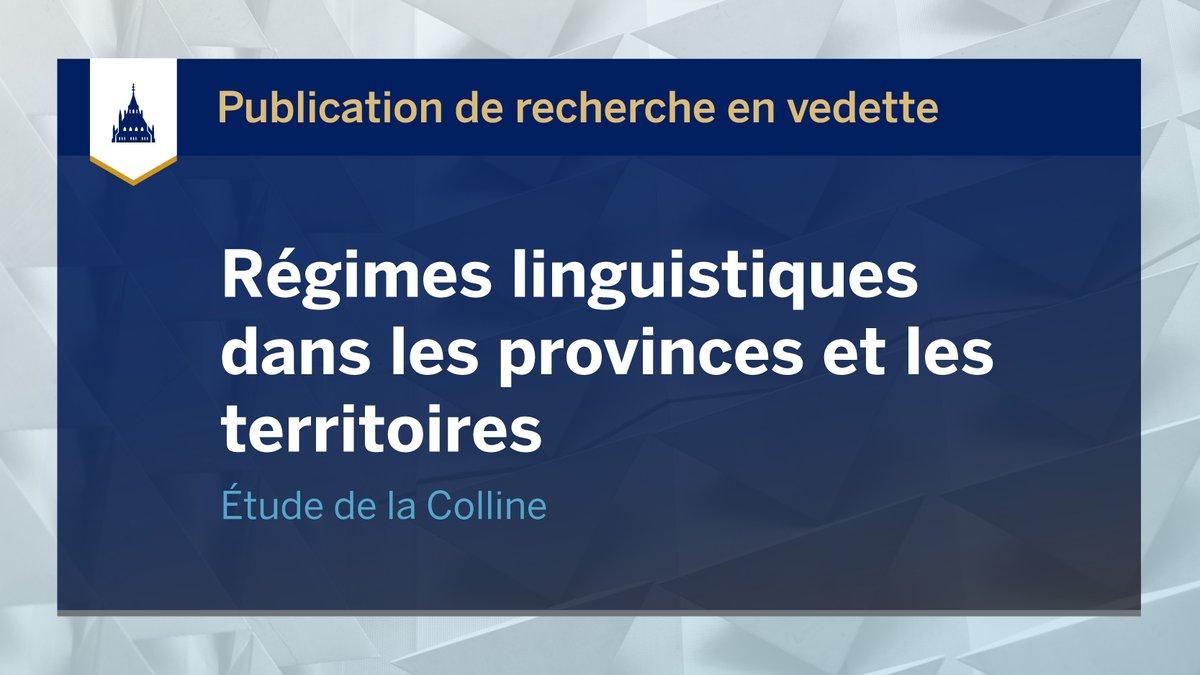 BiblioParlCA's tweet photo. #SVQ la langue est un domaine de compétence partagée entre les différents ordres de gouvernement? 

Notre #NoteDeLaColline explique les pratiques linguistiques actuelles dans des domaines tels que l’éducation et la justice : https://t.co/IX7UfN4nla 🇨🇦 #LanguesOfficielles https://t.co/OYO4gyLhdE