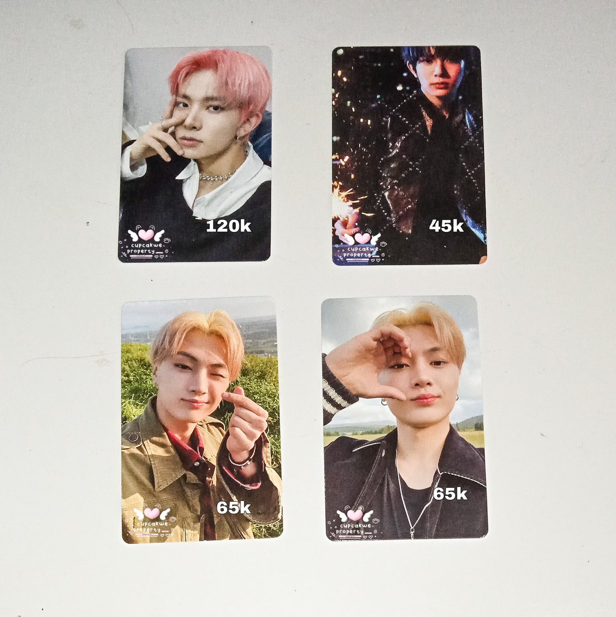 ꒰ wts / want to sell ꒱♡
rts are appreciated

– Heeseung soljack senkou
– Pob wvj senkou heeseung
– Jay dawn setlov
– Jay dawn finger heart

🏡 Tangerang
✅ Inc packing
❌ Exc adm shopee 4%
✅ Keep event with dp max 3x event

t. Enhypen enha photocard pc official